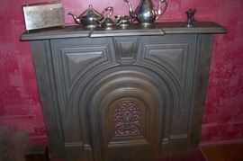 Iron fireplace from the 1930's