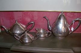 Sterling tea service