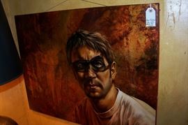 Another Gary Chapman oil. He is a professor of art at the University of Alabama, Birmingham and has solo exhibits in major art Galleries around the country.