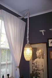 One of a pair of great looking hanging lights