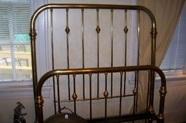 Very nice brass bed with side rails