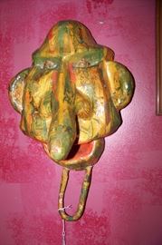 Greg Brown papier mache face