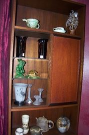 One of a pair of cabinets purchased in Japan in the 1950's