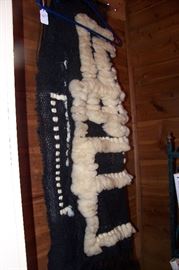 One of several wall hangings