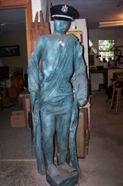 OR a large paper mache man?