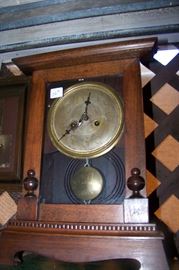 Clock runs and keeps time -