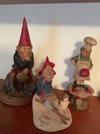 Several Tom Clark gnomes