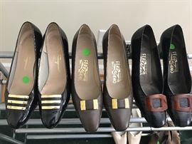 Ladies Salvatore Ferragamo, size 7.5 B & 8 B