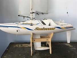 Remote controlled sailboat