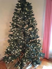 8 ft. pre-lit Christmas tree