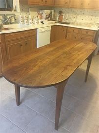 6' 4" by 29" wide farm style table 