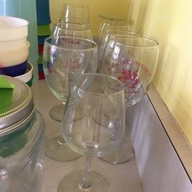 Wine glass collection