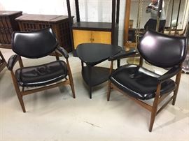 Mid-Century Chairs and Table