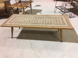 Mid-Century Tile Coffee Table