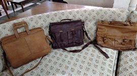 Assorted Leather Messenger Bags