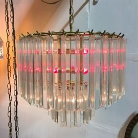 Amazing Lucite Hanging Lamp