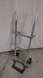 Vintage Aluminum two wheel cart.