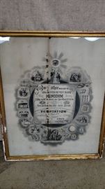 Old Odd Fellows poster.