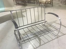 Mid-Century Deco Bench