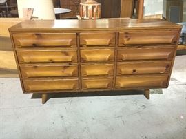 Mid-Century Franklin Shockey Dresser w/ Mirror
