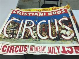 12 Total Mid-Century Circus Posters