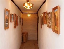 Original artwork throughout the home