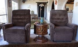 Pair of recliners