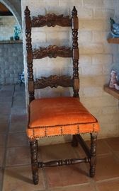 High back chair
