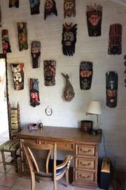 More hand carved masks