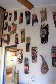 More hand carved masks