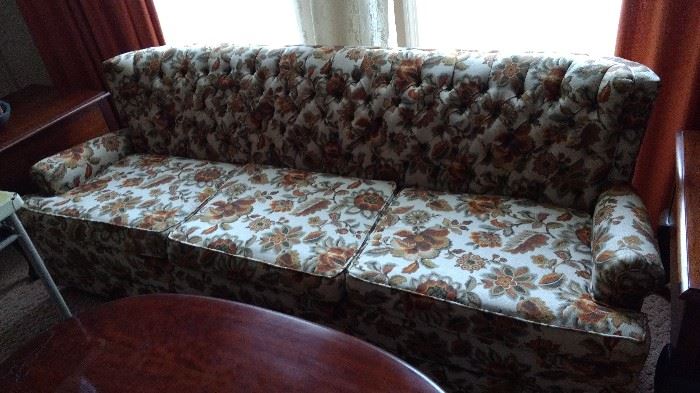 Vintage sofa!!  No rips, tears, or stains!
