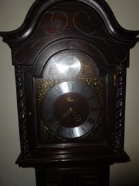 Colonial grandfather clock