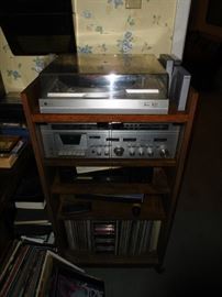 Vintage stereo equipment