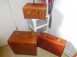 Leather luggage
