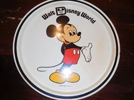 Vintage Disney metal tray