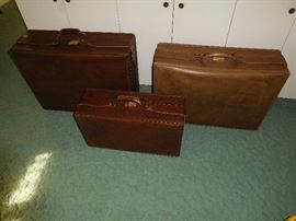 Vintage Hartmann leather luggage