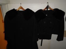 Fur collared apparel 
