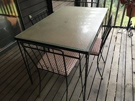 Vintage outdoor Table and chairs