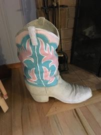 Decorative Lg Ceramic Boot