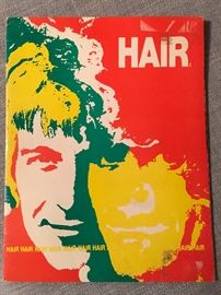 Vintage Hair Original cast Program