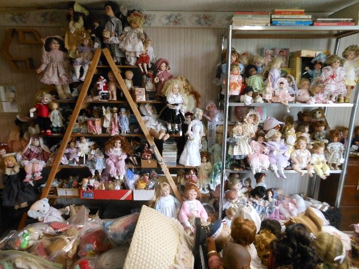 This ROOM is filled with DOLLS