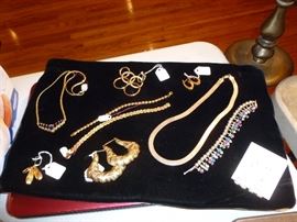 gold and a little sterling jewelry