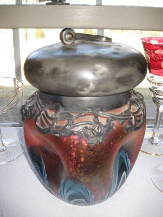 Tobacco Jar, Art Deco 