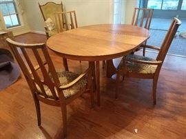 Danish modern dining set