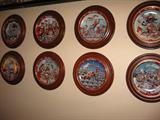 8 University of Oklahoma collector's plates, near perfect condition
