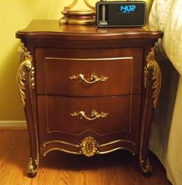 Lot 12 (detail): Nightstand.