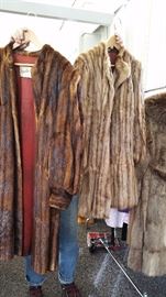 mink coats - good condition