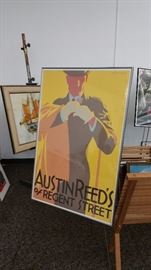 large framed Austin Reed poster