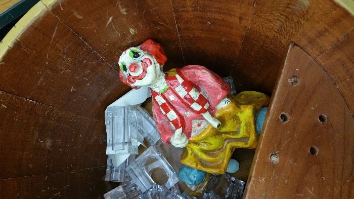 clown surprise in a bucket....oh goody!