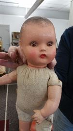 perpetually surprised baby doll is shocked!  shocked and amazed